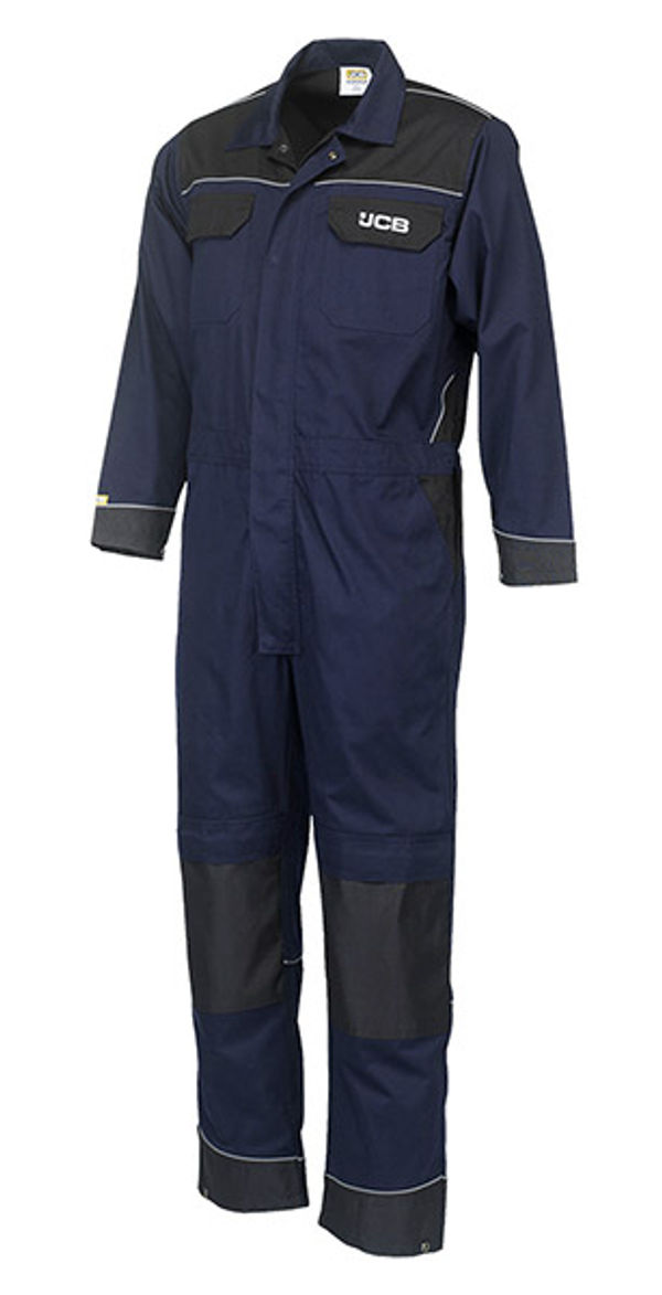 JCB Trade Coverall Navy/Black L