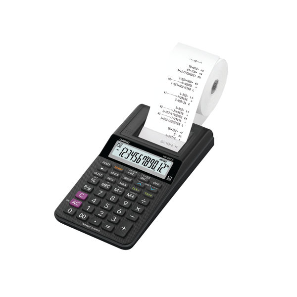 Casio HR-8RCE 12-digit Battery/Mains Powered Mini