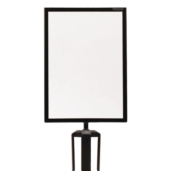 VFM Barrier Sys Sign Holder A4 Blk