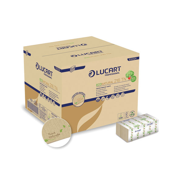 Lucart Interfold Napkin EcoNat P6000