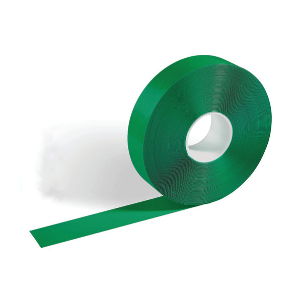 Durable Duraline Heavy Duty Floor Marking Tape 50mm x 30m Green 102105