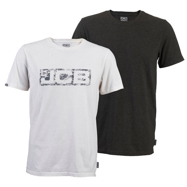 JCB Essential Twin Pack White/Grey L