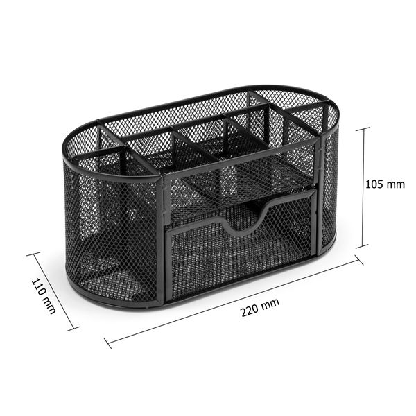 5 Star Office Desk Organiser Mesh Scratch Resistant with