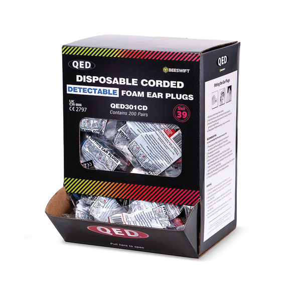 PU Foam Disb Earplugs Ylw Pk200