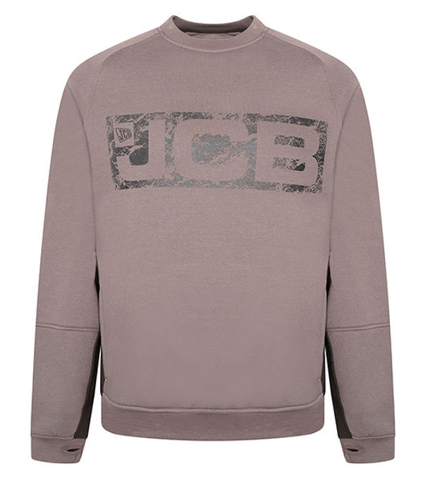 JCB Trade Crew Sweatshirt Grey L