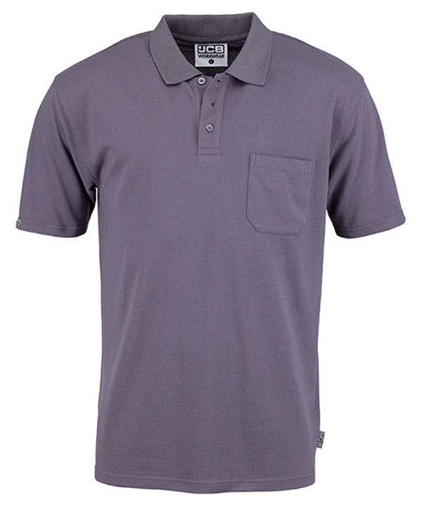 JCB Essential Polo Shirt Grey 2XL