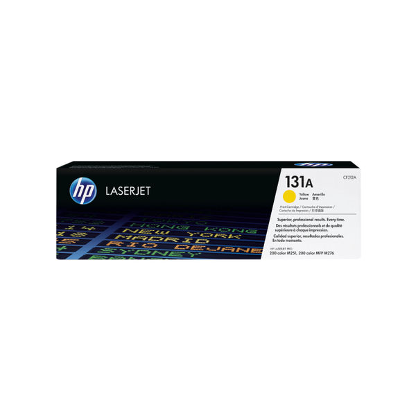 HP 131A (Yield: 1,800 Pages) Yellow Toner Cartridge