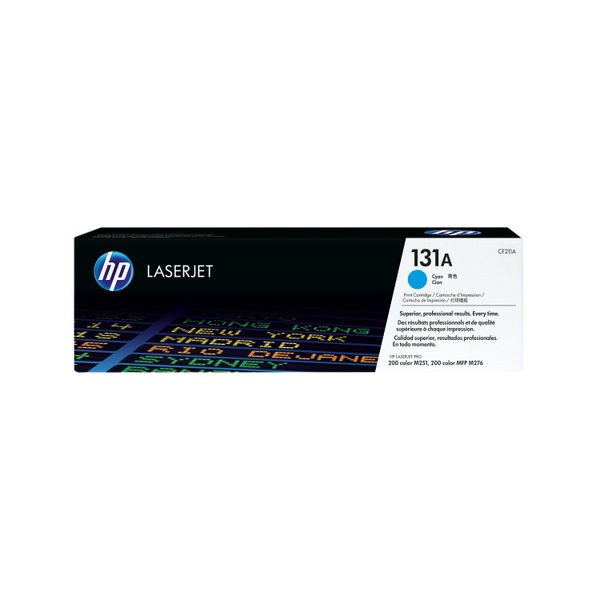 HP 131A (Yield: 1,800 Pages) Cyan Toner Cartridge