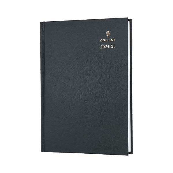 Collins Acdm Diary DPP A5 Blk 25-26