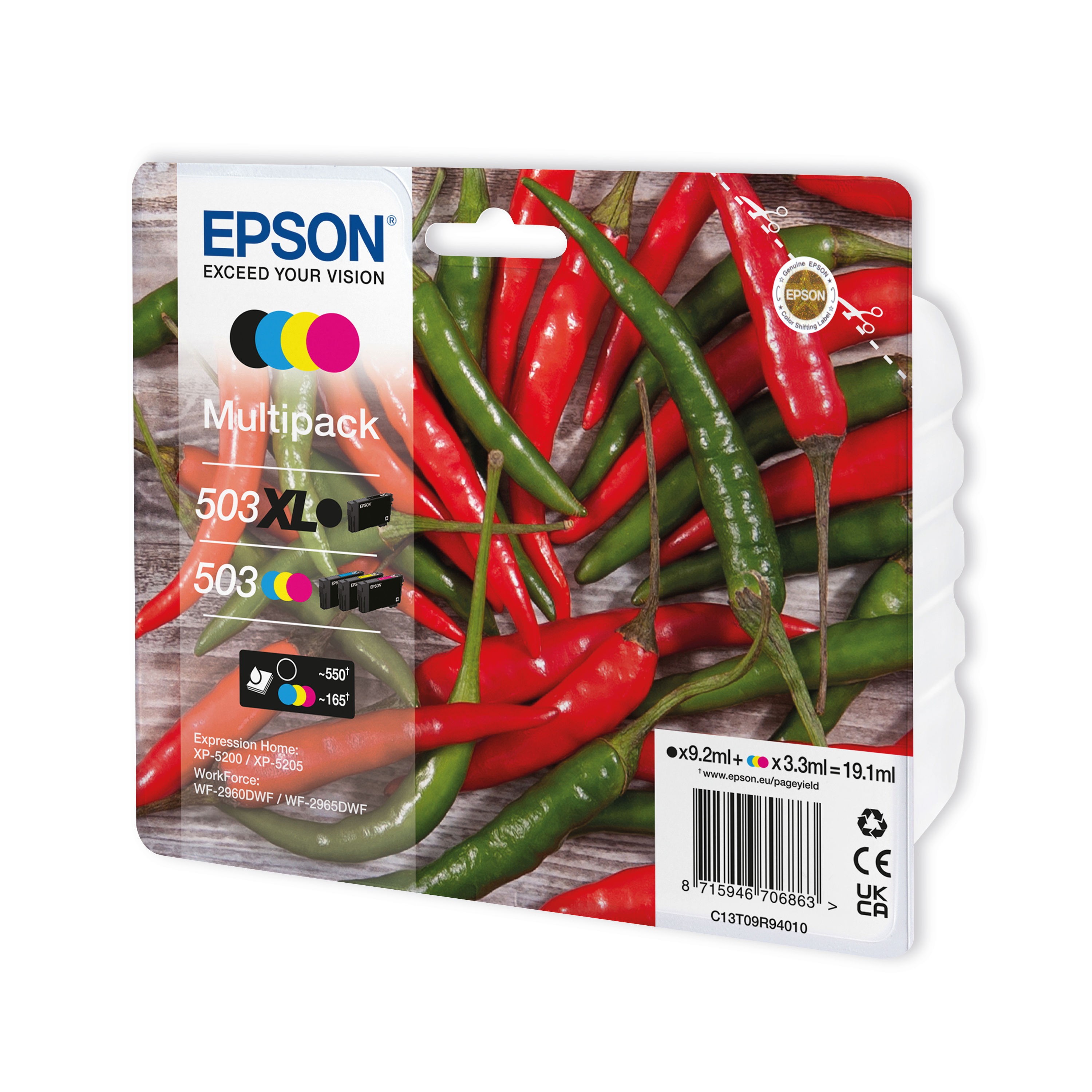 EPSON 503XL/503 INK MLT XL K/STD CMY - Niche Office Solutions LTD