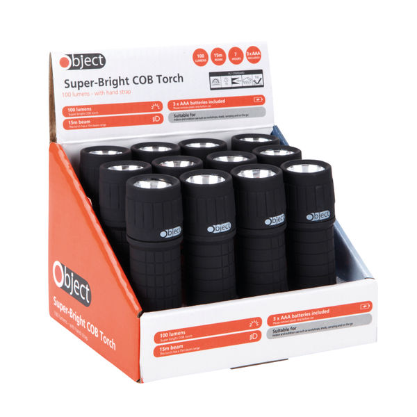 Object LED Torch 30 Lumens Pk12