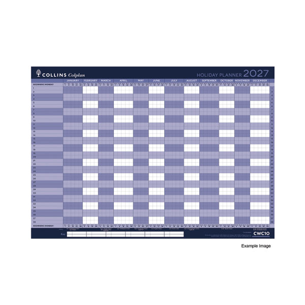 Collins A1 Holiday Planner 2027 Unmounted CWC10-27
