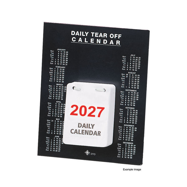 Daily Tear Off Desk Calendar 2027