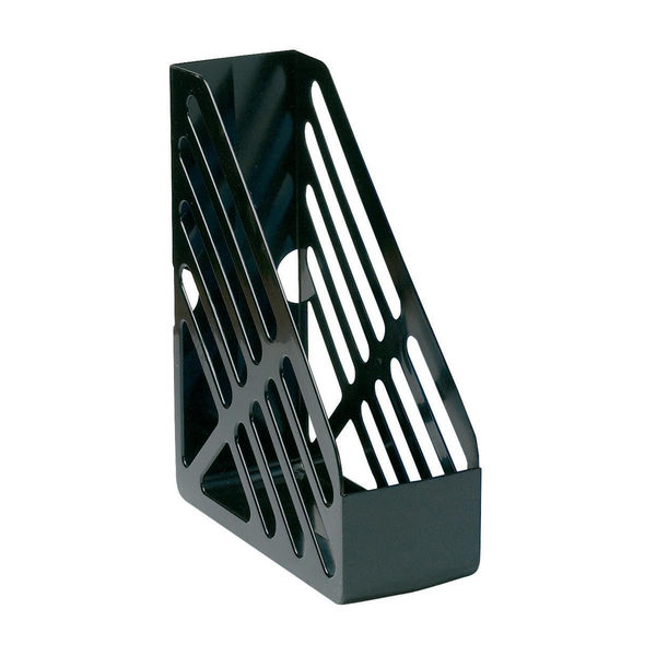 Magazine Rack File Foolscap Black