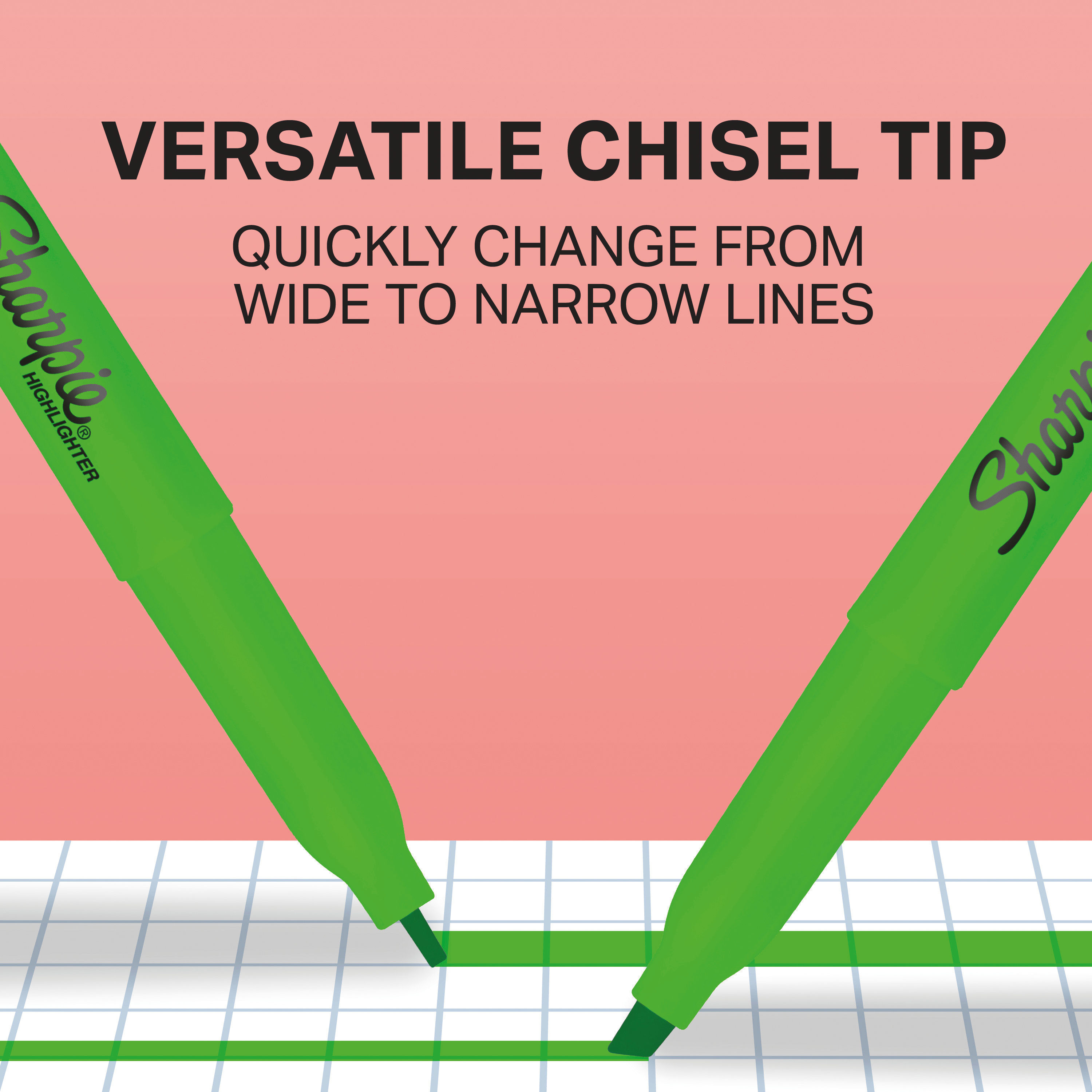 SHARPIE HIGHLIGHTER CHISEL AST PK12 - Niche Office Solutions LTD
