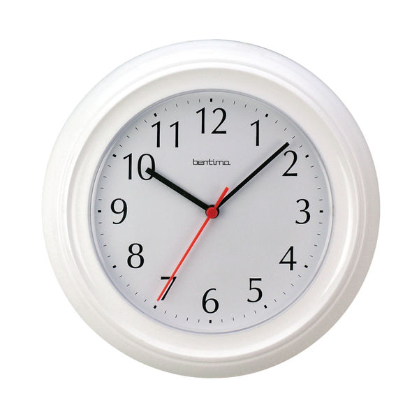 Acctim Wycombe Wall Clock Wht 21412