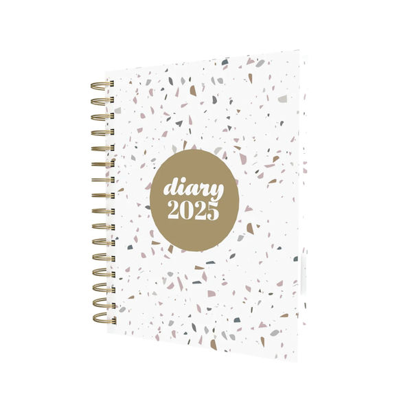 Collins Day To Page Diary White A5