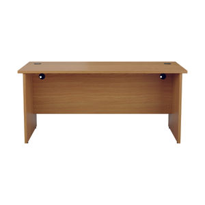 Jemini Rectangular Panel End Desk 1400x800x730mm Nova Oak KF804420