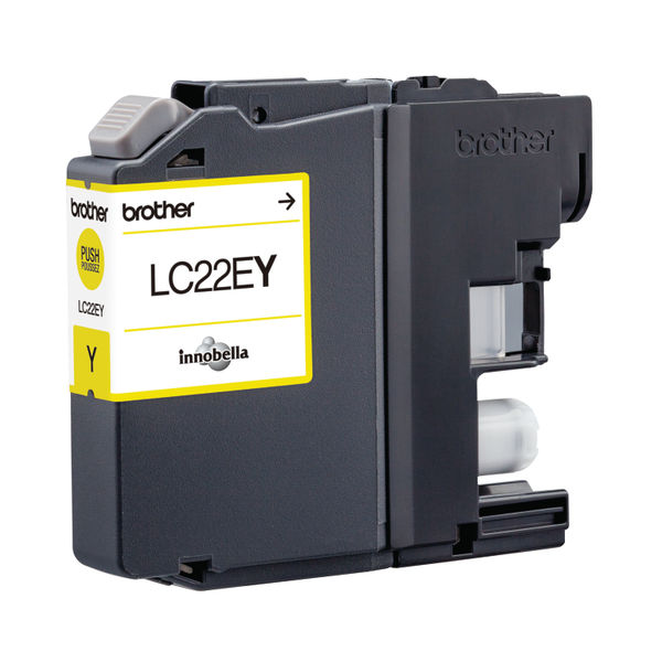 Brother Ink Cartridge Yellow LC22EY