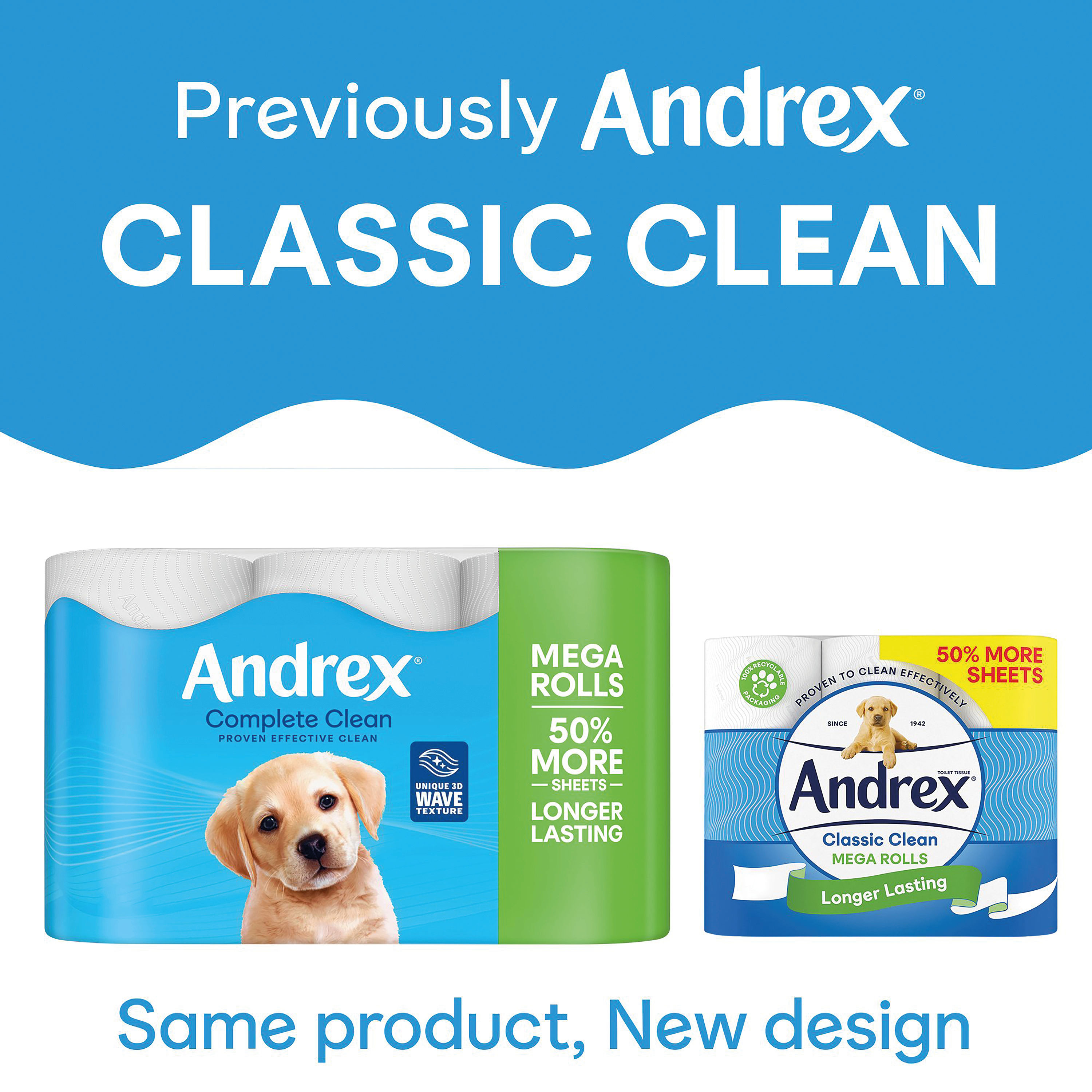 ANDREX COMPLETE CLEAN MEGA ROLL PK12 - Niche Office Solutions LTD