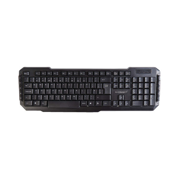 Q-Connect Wireless Keyboard QWERTY UK Black KF17183
