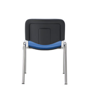 Jemini Ultra Multipurpose Stacking Chair Polyurethane Blue/Chrome KF72906
