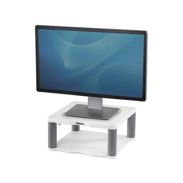 Fellowes Premium Monitor Riser (Platinum) for 21 inch
