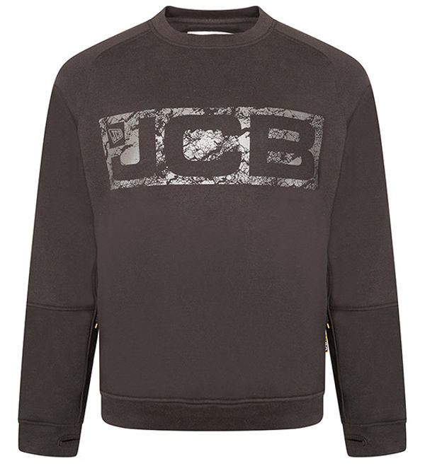 JCB Trade Crew Sweatshirt Black 2XL