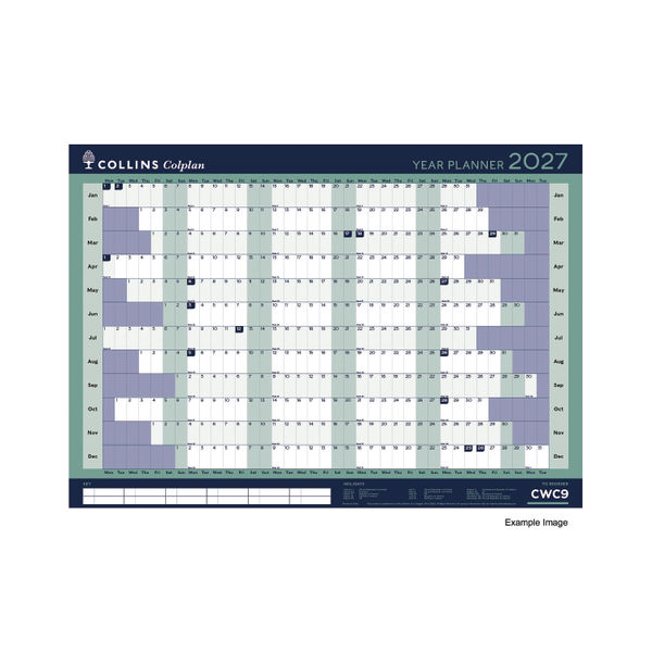 Collins A1 Year Planner 2027  Unmounted CWC9-27