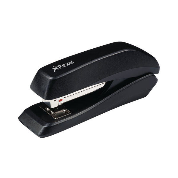 Rexel Ecodesk Compact Half Strip Stapler (Black)