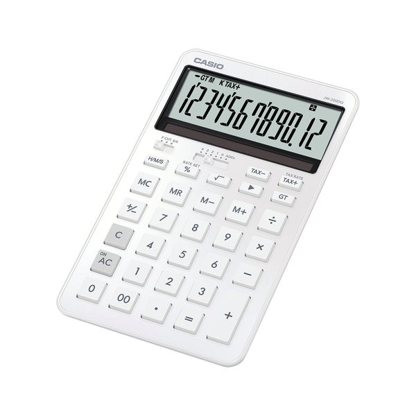 Casio JW-200DQ Med Desk Calc White