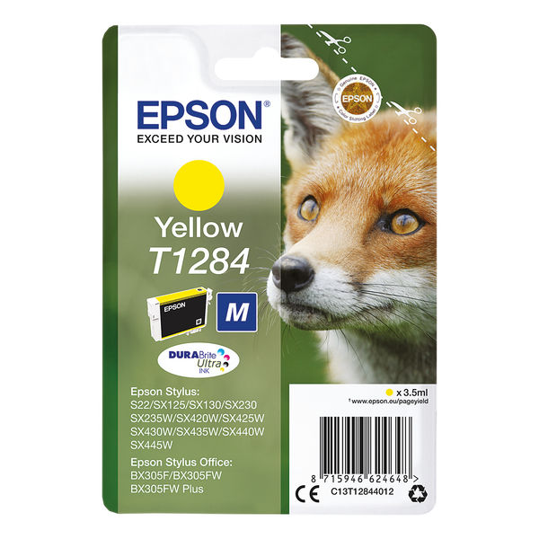 Epson T1284 Ink DURABrite Ult Yellow
