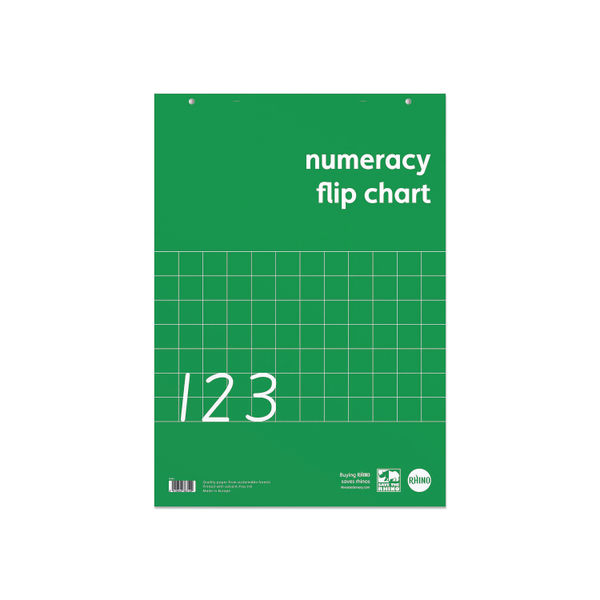 Rhino Numeracy Flipchart 30 A1 Pk5