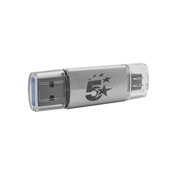 5 Star Memory Drive USB A/C 128GB