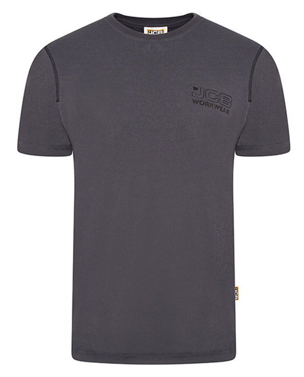 JCB Trade Work T-Shirt Steel Blue L