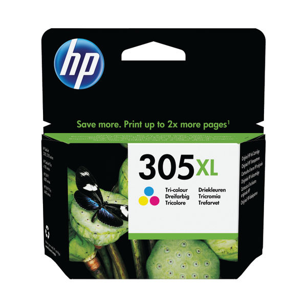 HP 305Xl HY Origi Ink Cart 3 Colour