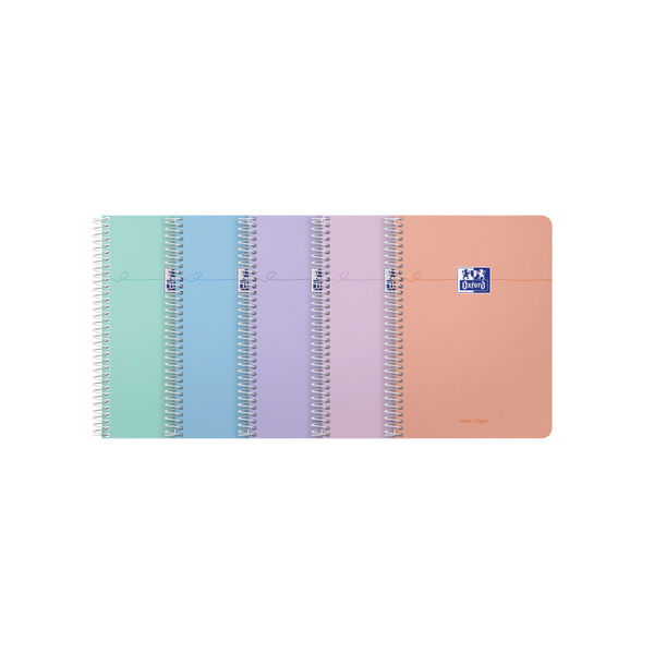 Oxford Smart Pastel Ntbk A5 Ast Pk5