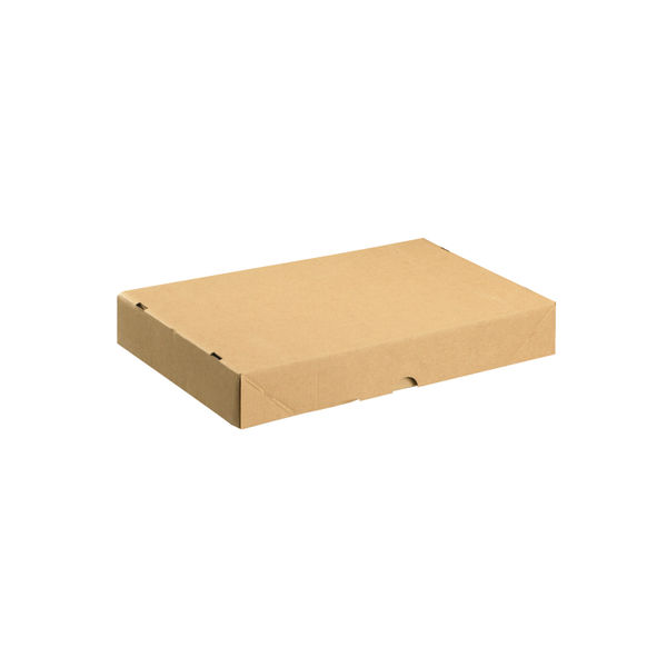 Box & Lid A4 305x215x50mm Brown Pk10