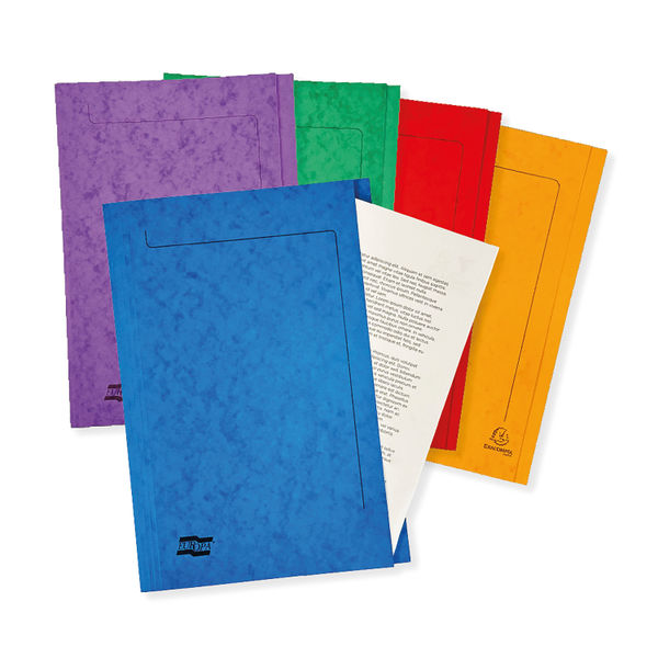 Europa Square Cut Folder 300 Foolscap (Assortment