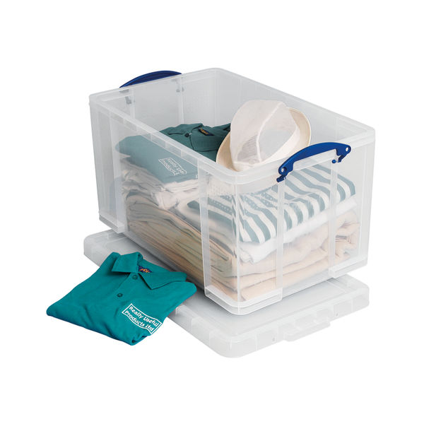 Really Useful Products Really Useful Plastic Storage Box 84 Litre Clear - 84CCB