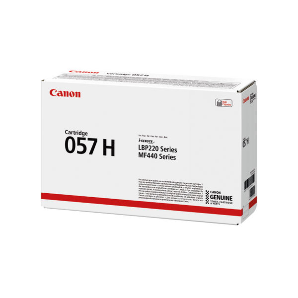 Canon 057 H (Yield: 10,000 Pages) Black Toner Cartridge