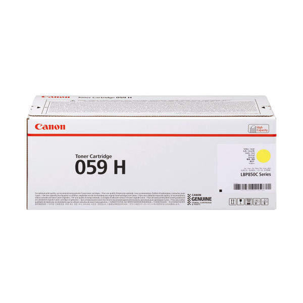 Canon 059H Toner Cart HY Yellow