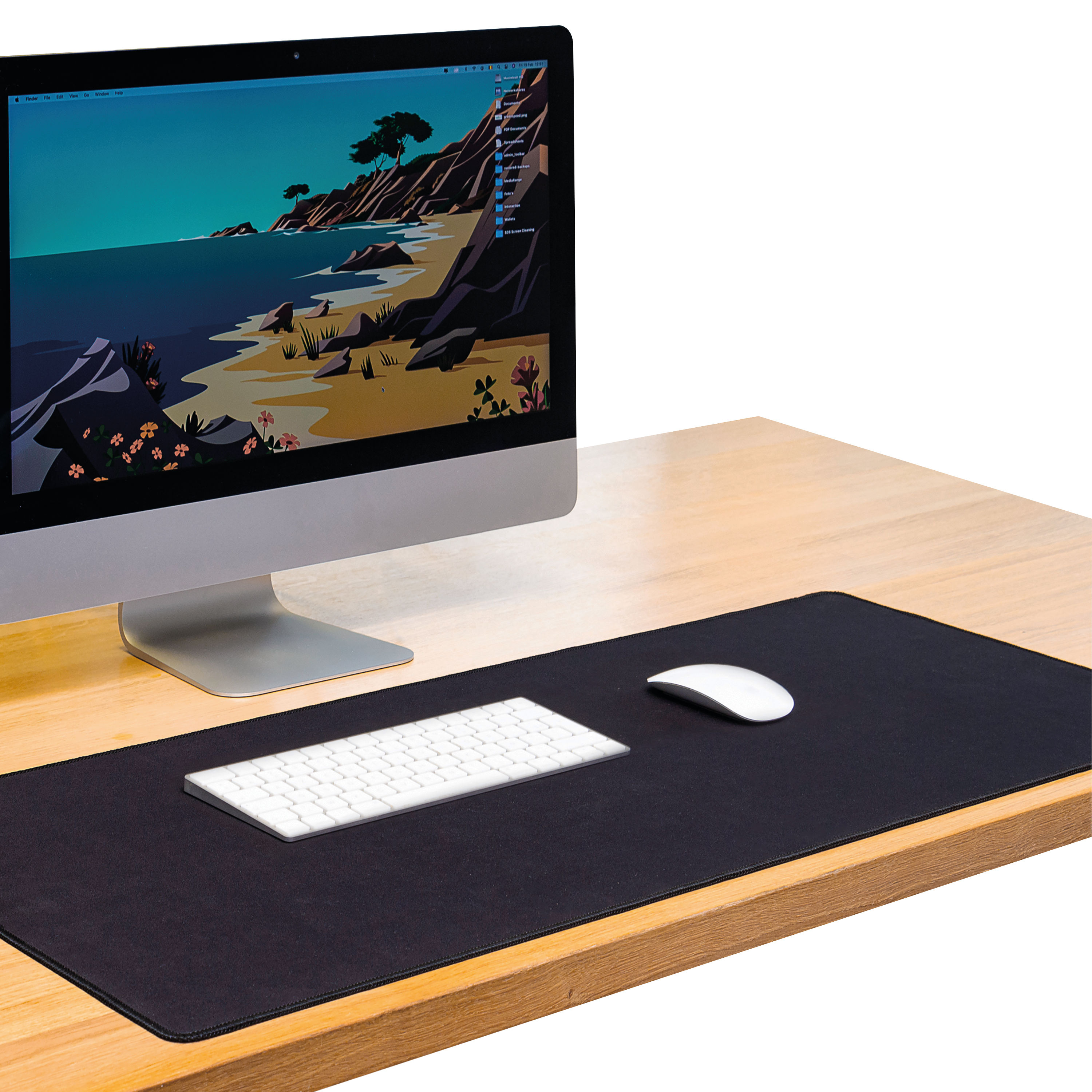 GAMING MOUSE MAT 900X400MM BLACK - Niche Office Solutions LTD