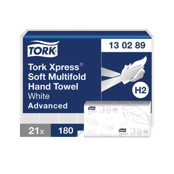 Tork Xpress MF Hnd Twl Adv 2Ply Pk21