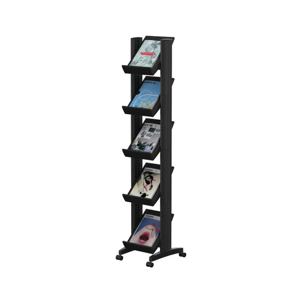 Fast Paper 1-Sided Mobile Literature Display with 5