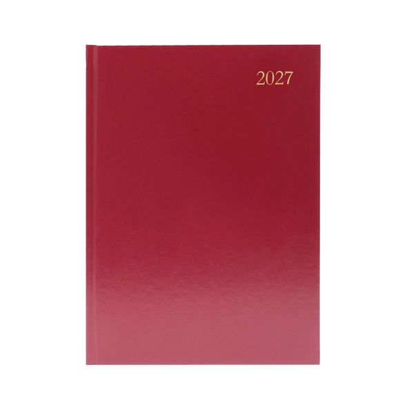 Desk Diary DPP A5 Burgundy 2027