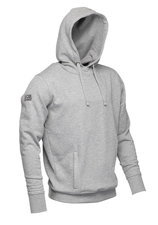 JCB Essential Hoodie Marl Grey XL
