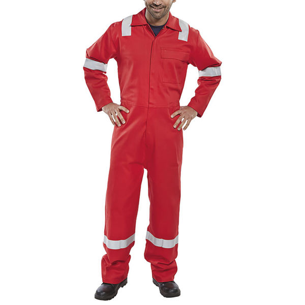 Beeswift FR Nord Boilersuit Red 52