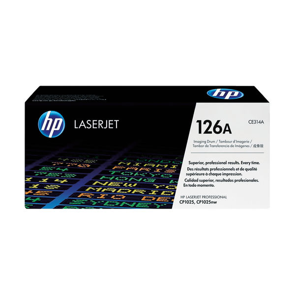 HP 126A (Yield: 14,000 Black/7,000 Colour Pages)