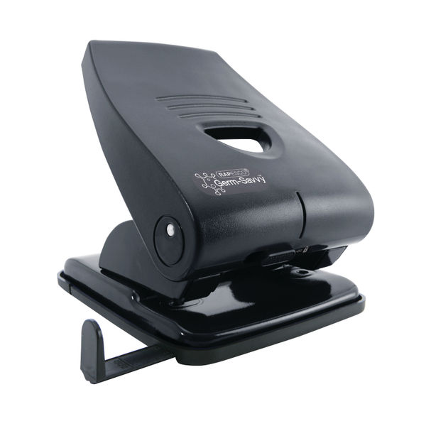 Rapesco 835-P Heavy Duty 2-Hole Punch (Black)